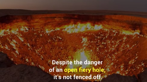 MISTERIOZNA „VRATA PAKLA“: Zapaljena paklene rupa decenijama gori u pustinji Turkmenistana, podaci o njoj su tajna