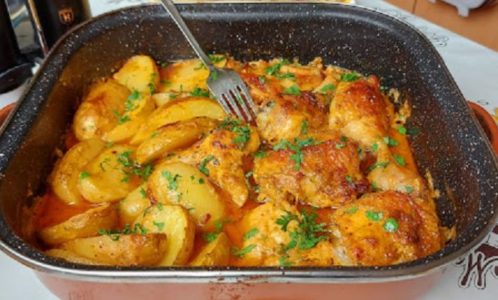 ZA DANAŠNJI RUČAK Najjednostavniji recept za sočnu piletinu sa krompirom