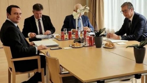 DRUGI KRUG DIJALOGA: U toku razgovor Vučića i Kurtija u prisustvu zvaničnika EU